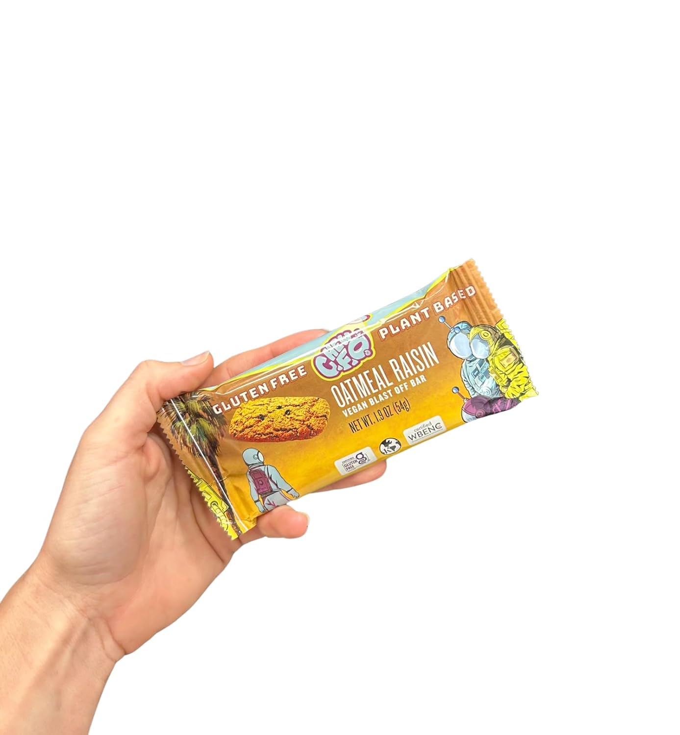 CHEW. F. O. Blast Off Bar, Oatmeal Raisin, 1.9 oz, 8-count