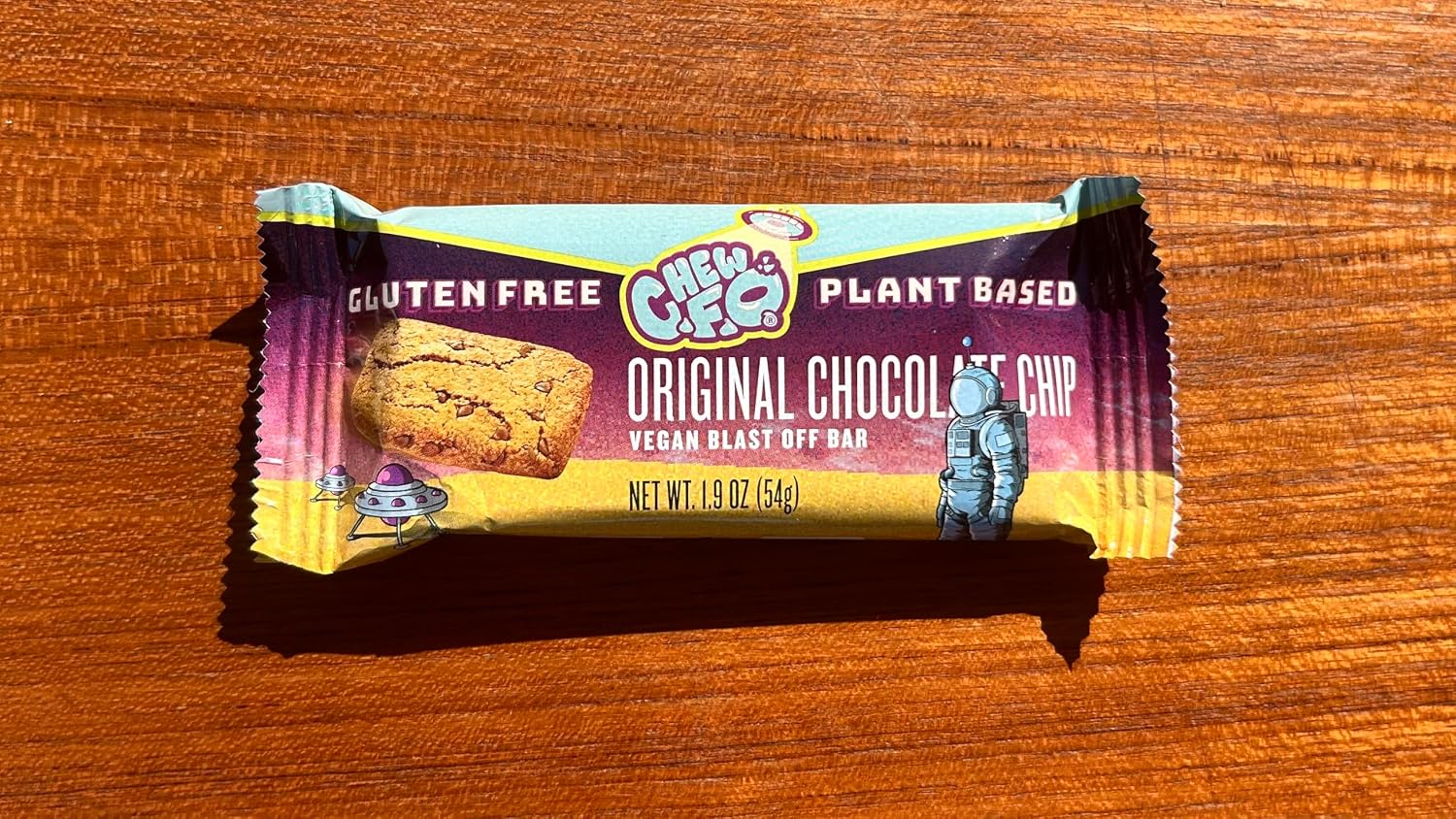 CHEW. F. O. Blast Off Bar, Original Chocolate Chip, 1.9 oz, 8-count